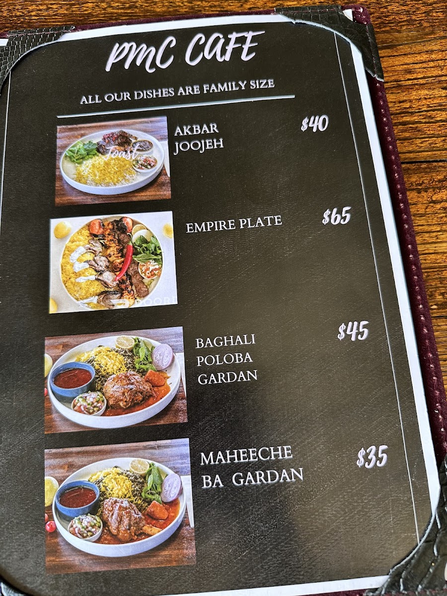 Menu Pmc Persian Restaurant & Cafe-2